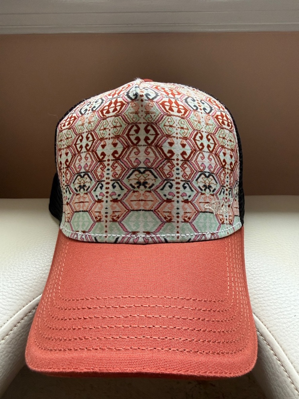 Patterned Coral Women's Trucker Hat